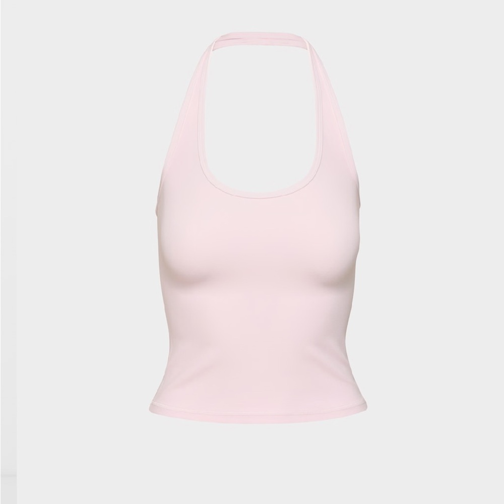 Aritzia Golden Butter Essential Halter Top